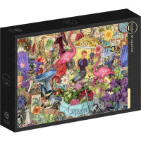 GRAFIKA Puzzle Zahradní koláž 1000 dílků