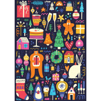 YAZZ Puzzle Zimní prázdniny 1000 dílků