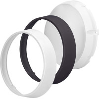 Solight LED venkovní osvětlení, nastavitelná teplota světla - 3CCT, 15/18/20W, 1800lm, 22cm, 2v1 - bílý a černý kryt