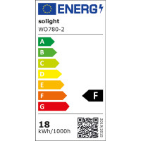 Solight LED venkovní osvětlení se senzorem, 3 CCT, 15/18/20W, 1800lm, 22cm, 2v1 - bílý a černý kryt