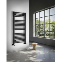 Aqualine DIRECT otopné těleso s bočním připojením 450x960mm, černá mat ILR94B