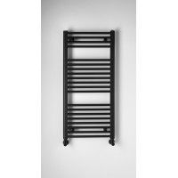 Aqualine DIRECT otopné těleso s bočním připojením 450x960mm, černá mat ILR94B