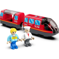 2Kids Toys Elektrický městský vlak červený