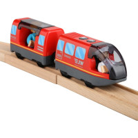2Kids Toys Elektrický městský vlak červený