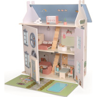 2Kids Toys Domeček s panenkami šedý