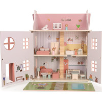 2Kids Toys Domeček s panenkami růžový
