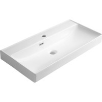 Aqualine PARLA keramické umyvadlo 80x38cm, bílá 9980