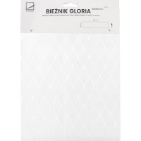 Běhoun na stůl GLORIA 40x180 cm - bílý