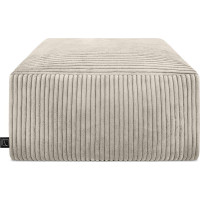 Taburet CHILL SPOT Velvet Stripes 45x45x25 cm - Taupe