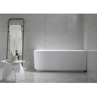 Aqualine TIBERA STRIP R rohová stojící vana, 170x81cm, bílá E1015G