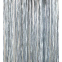 Šňůrkový závěs TAGLIATELLE 140x250 cm - stříbrný