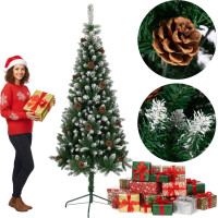 Vánoční stromeček NATALE se šiškami 220 cm
