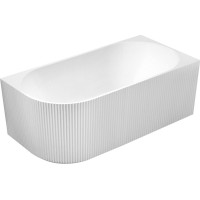 Aqualine TIBERA STRIP R rohová stojící vana, 170x81cm, bílá E1015G