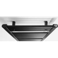 Aqualine DIRECT otopné těleso s bočním připojením 450x960mm, černá mat ILR94B