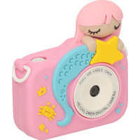 Dětský digitální fotoaparát Mořská panna - růžový