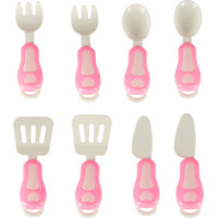 3D krystalové lepicí gelové šablony Magic Kitchen - sada 62 kusů - růžová