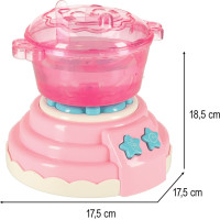 3D krystalové lepicí gelové šablony Magic Kitchen - sada 62 kusů - růžová