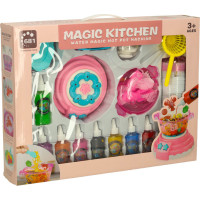 3D krystalové lepicí gelové šablony Magic Kitchen - sada 62 kusů - růžová
