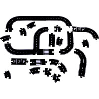 Kreativní puzzle 2v1 silnice - 40 prvků