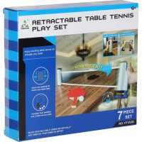 Sada na stolní tenis s pálkami a roztažitelnou sítí