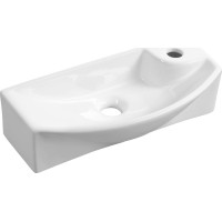 Sapho CARLON keramické umývátko, 45x23cm, otvor pro baterii vpravo, bílá AR458