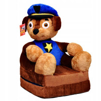 Dětské plyšové rozkládací křesílko TLAPKOVÁ PATROLA - CHASE