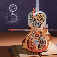 RoboTime 3D skládačka hrací skříňky Kouzelné violoncello (mechanický pohon)