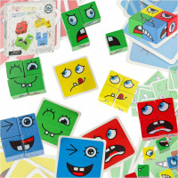Montessori kreativní bloky - Emoce