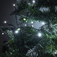 LED světelný řetěz 10m 100LED studená bílá