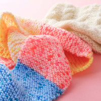 Pletací tkalcovský kruhový stav 48 jehel + 4 klubka příze