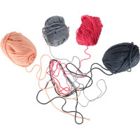 Pletací tkalcovský kruhový stav 48 jehel + 4 klubka příze