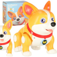 Interaktivní robot pes Corgi se světlem a zvukem