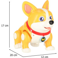 Interaktivní robot pes Corgi se světlem a zvukem