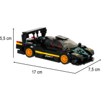 Stavebnice Rastar 93900-B Pagani Zonda R 1:28 - 387 dílků