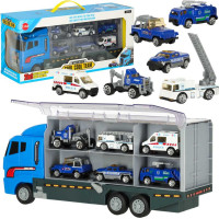 Nákladní auto s autíčky - Policie