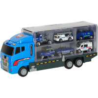 Nákladní auto s autíčky - Policie