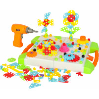 Šroubovací stavebnice s vrtačkou 181 prvků