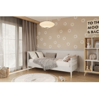 Dětská postel z masivu borovice EMILIE - 180x80 cm - bílá