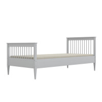 Dětská postel z masivu borovice EMILIE - 160x80 cm - bílá