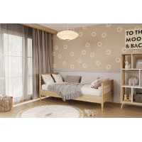 Dětská postel z masivu borovice EMILIE - 160x80 cm - bez povrchových úprav