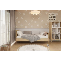 Dětská postel z masivu borovice EMILIE - 180x80 cm - přírodní borovice