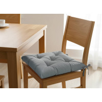 Prošívaný podsedák SILLA 40x40 cm - šedý