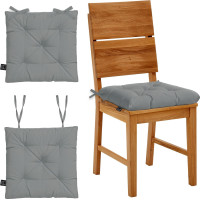 Prošívaný podsedák SILLA 40x40 cm - šedý