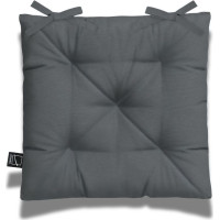 Prošívaný podsedák SILLA 40x40 cm - grafitový