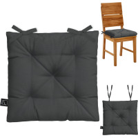 Prošívaný podsedák SILLA 40x40 cm - grafitový