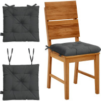 Prošívaný podsedák SILLA 40x40 cm - grafitový