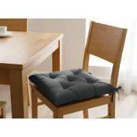 Prošívaný podsedák SILLA 40x40 cm - grafitový