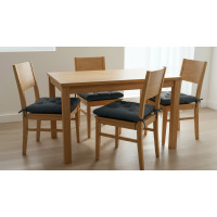 Prošívaný podsedák SILLA 40x40 cm - grafitový