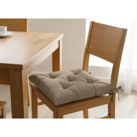 Prošívaný podsedák SILLA 40x40 cm - béžový