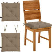 Prošívaný podsedák SILLA 40x40 cm - béžový